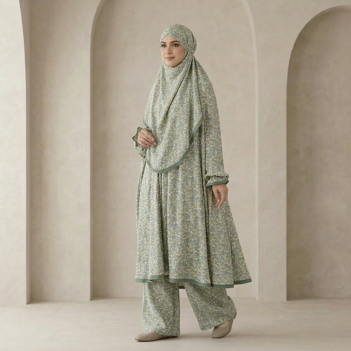 Liyana Premium Khimar Palazzo Set 005