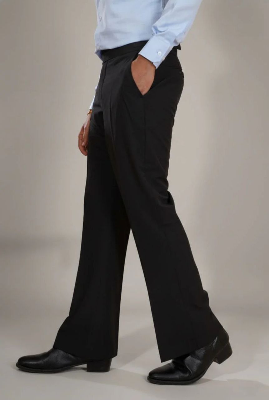 Boot cut pant White