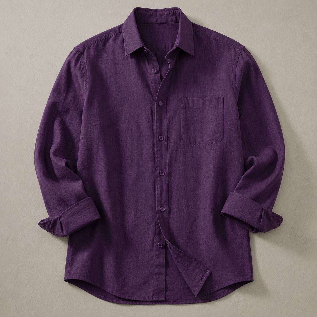 One Pocket Solid Shirt